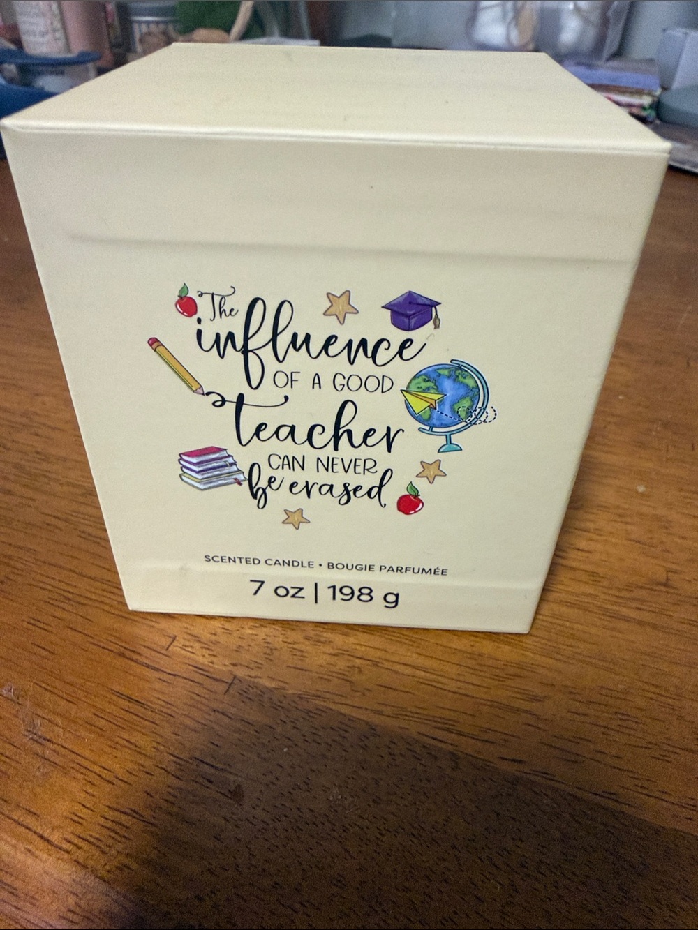 Ashland Scented Candle - Cream Box with Black Text